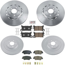 Front Rr Disc Brake Rotors Disc Brake Pads for Genesis G80 2021 2023 2024 2026 - Photo 1