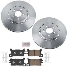 Front Disc Brake Rotors Disc Brake Pads for Genesis G80 2021 2023 2024 2026 - Photo 1