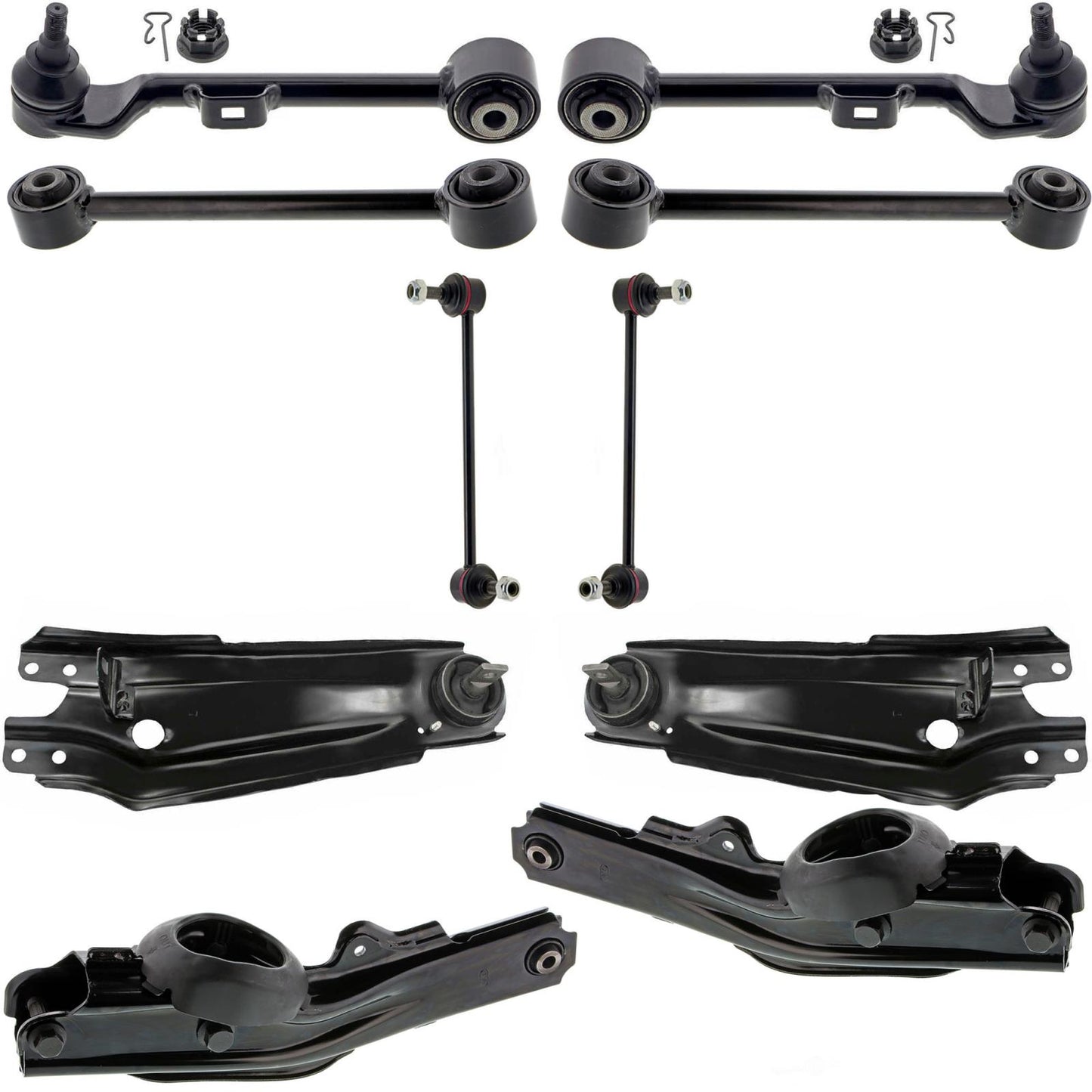 Rear Upper & Lower Control Arms & Links For Honda Ridgeline 2006 2007 2008 2014