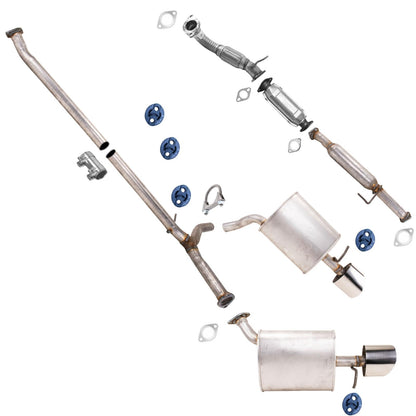 Extension Y Pipe Dual Rear Muffler Exhaust For 12-15 Kia Optima Built USA Vin 5 - Photo 1