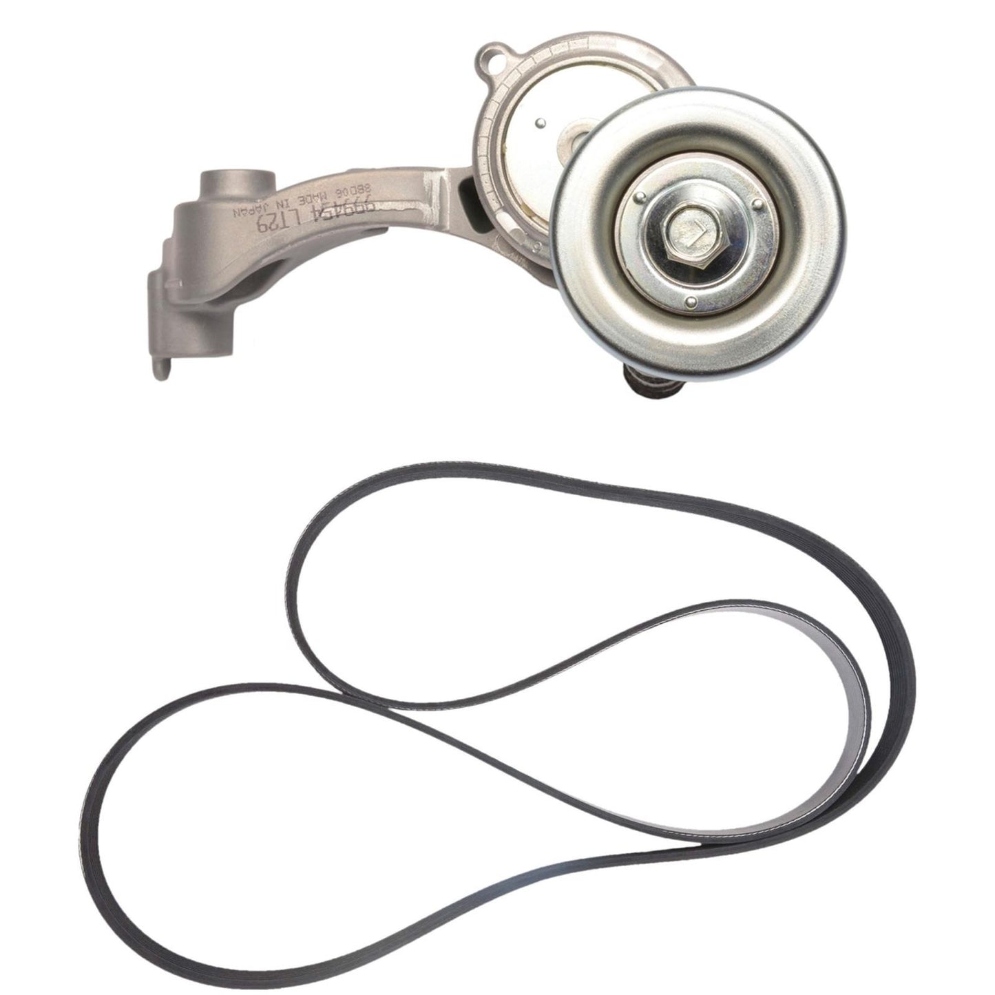 Engine Belt Tensioner Serpentine Belt Kit for Lexus IS350 All Wheel Drive 12-17 - Photo 1