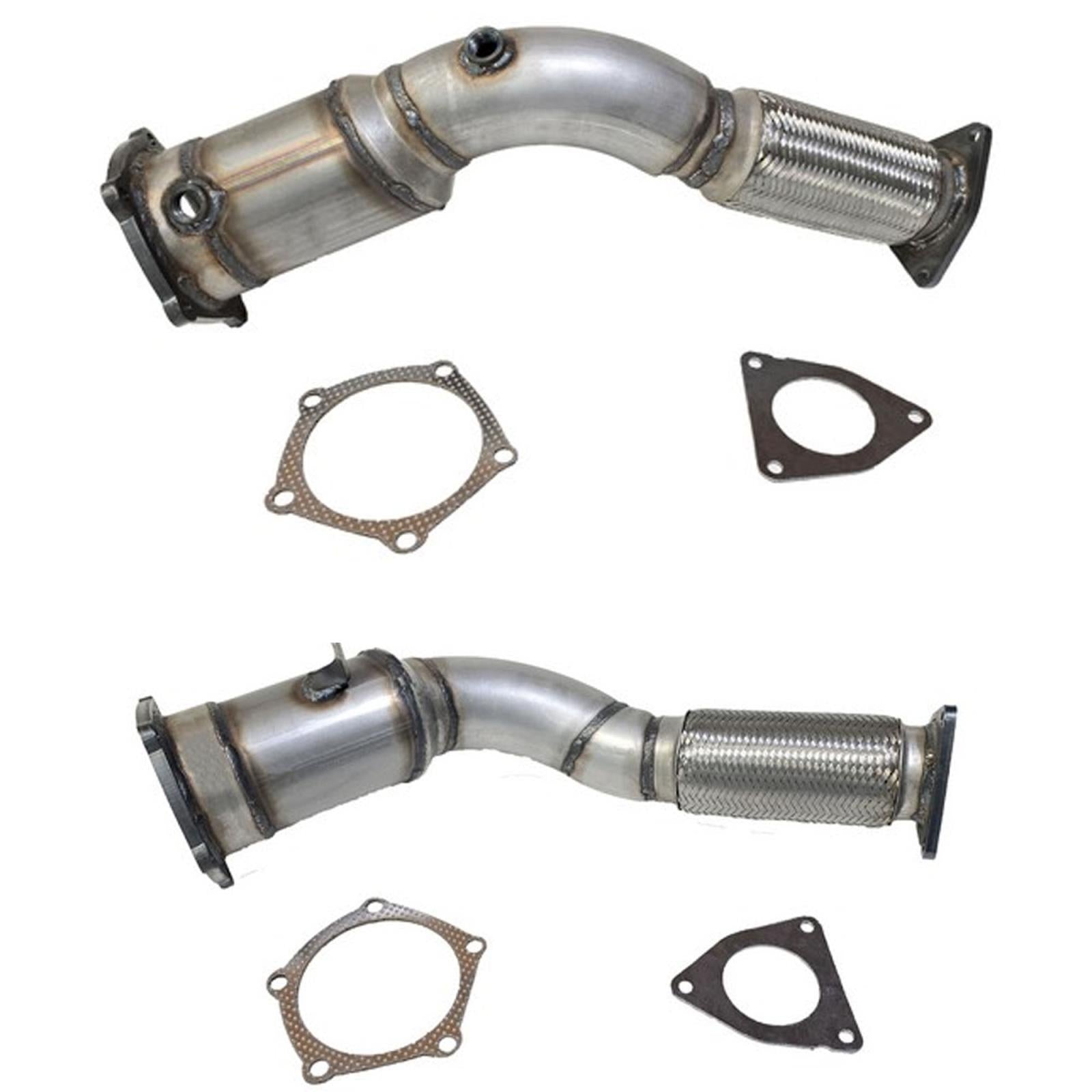 Front L&R Catalytic Converter Flex Pipe for Porsche Cayenne 4.5 Turbo 2003-2006 - Photo 1
