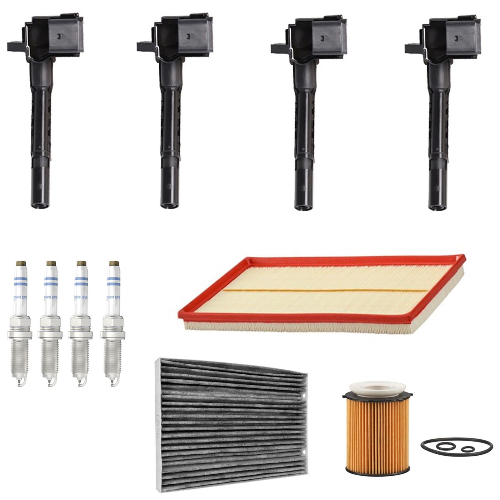 Ignition Coils Spark Plugs Tune Up Kit For Mercedes Benz Metris 2.0L 2016-2023 - Photo 1
