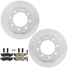 R Off Road Coated Disc Brake Rotors AME Disc Brake Pads for Dodge Ram 2500 03-08 - Photo 1