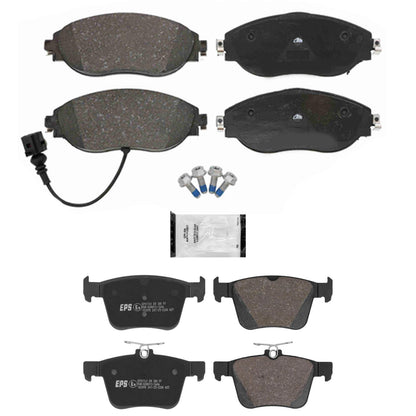 Front and Rear R90 Euro Brake Pad for Audi S3 2015 2016 2017 2018 2019 2020 - Photo 1