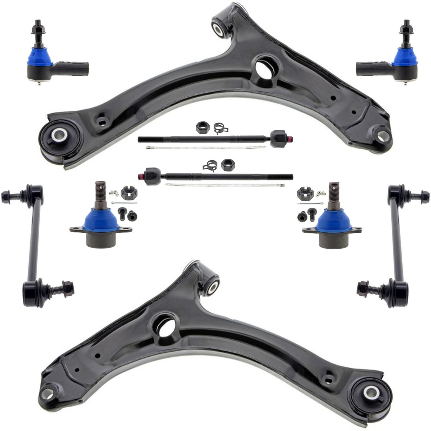 Arms Ball Joints Tie Rods & Links For Transit 150 20-25 W/ 4630 LBS Front Axle - Photo 1