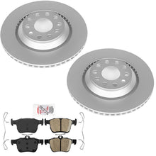 Rear Coated Disc Brake Rotors Brake Pad for Audi S3 2015 2017 2018 2019 2020 - Photo 1