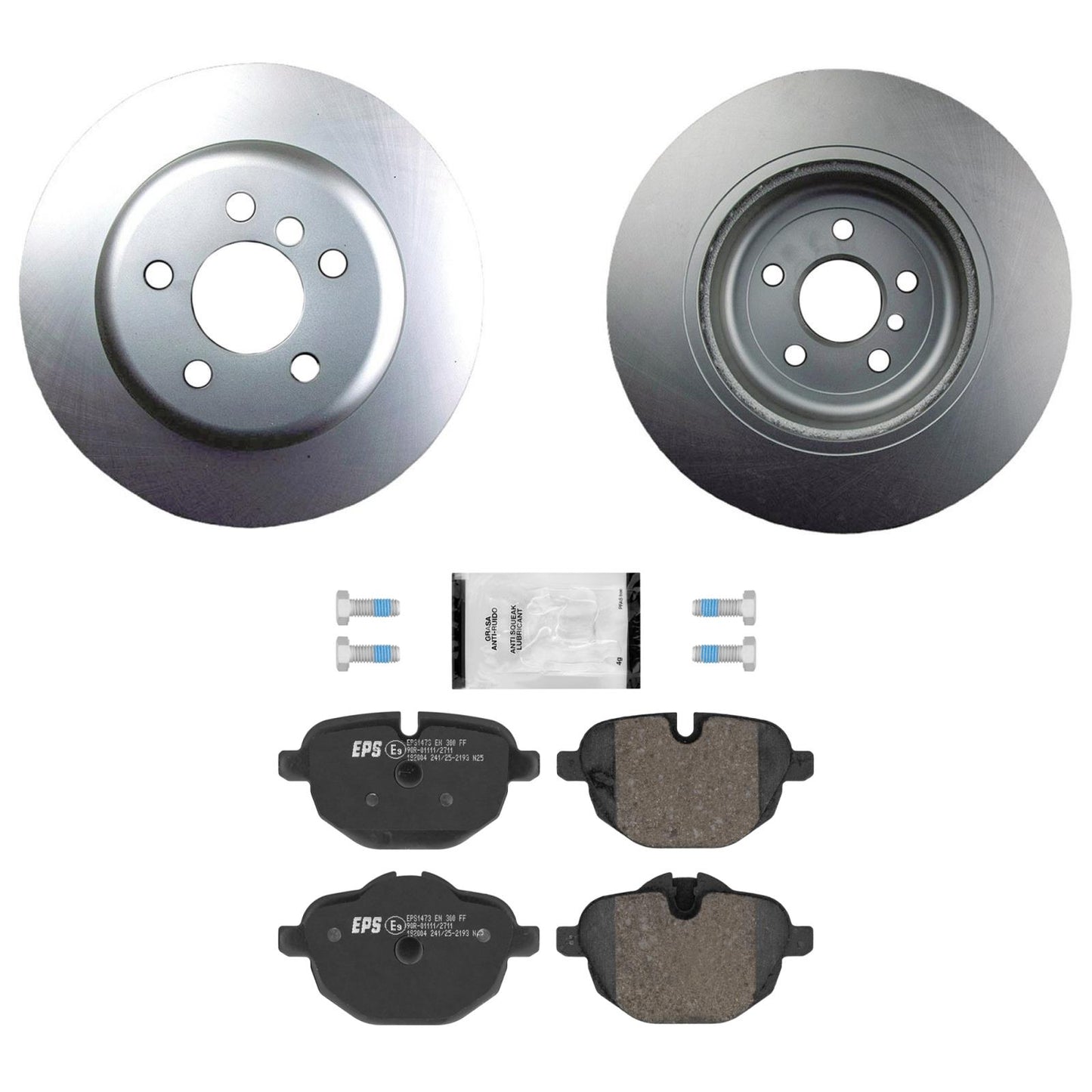 Rear 330MM Disc Brake Rotors & Brake Pads for BMW X3 2018 2019 2020 2021 2022 - Photo 1