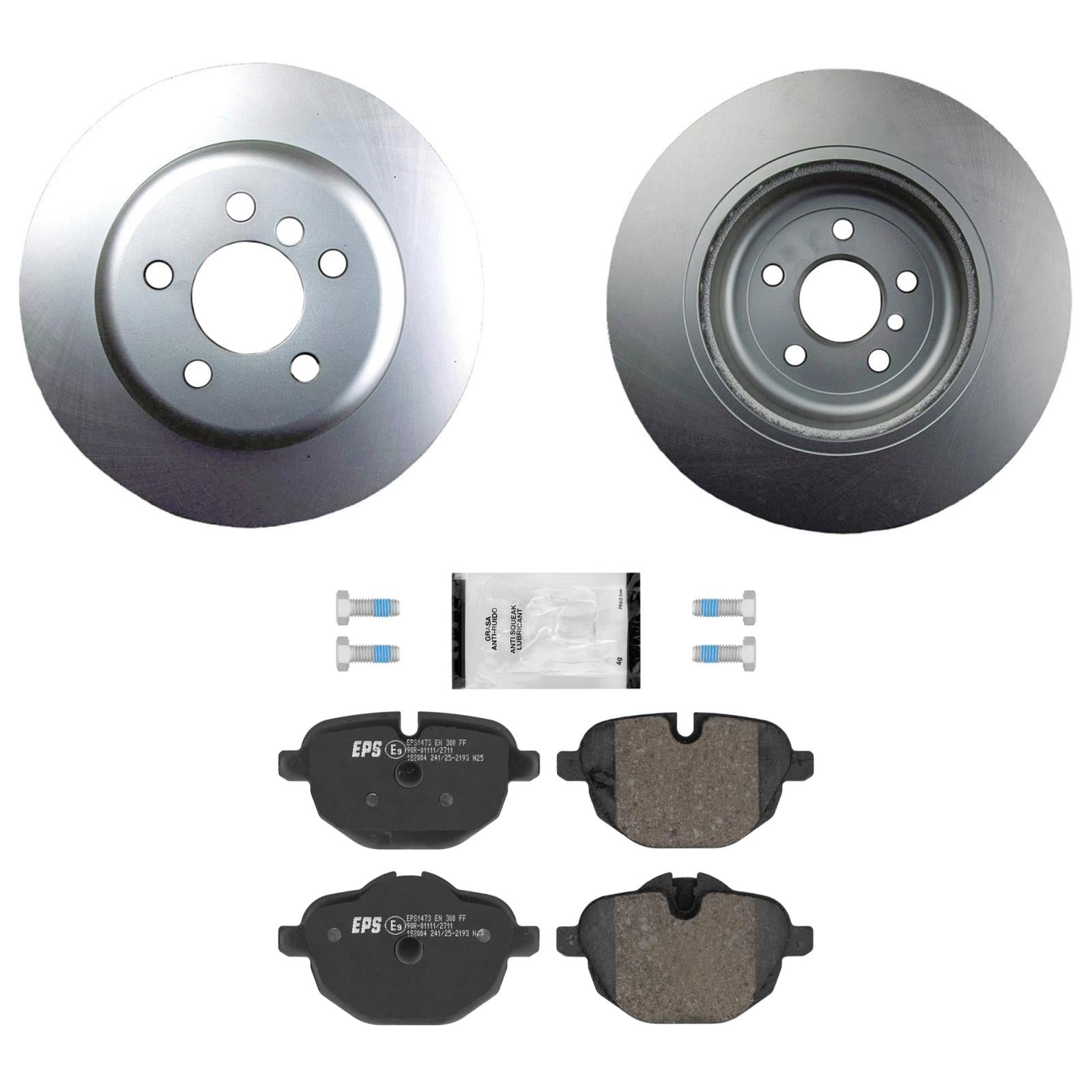 Rear 330MM Disc Brake Rotors & Brake Pads for BMW X3 2018 2019 2020 2021 2022 - Photo 1