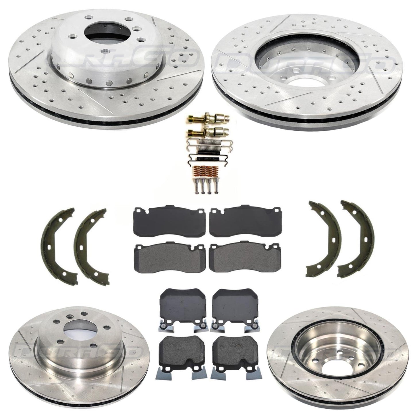 Disc Brake Rotors Drilled for BMW 135i 2008 2009 2010 2011 2012 2013 - Photo 1