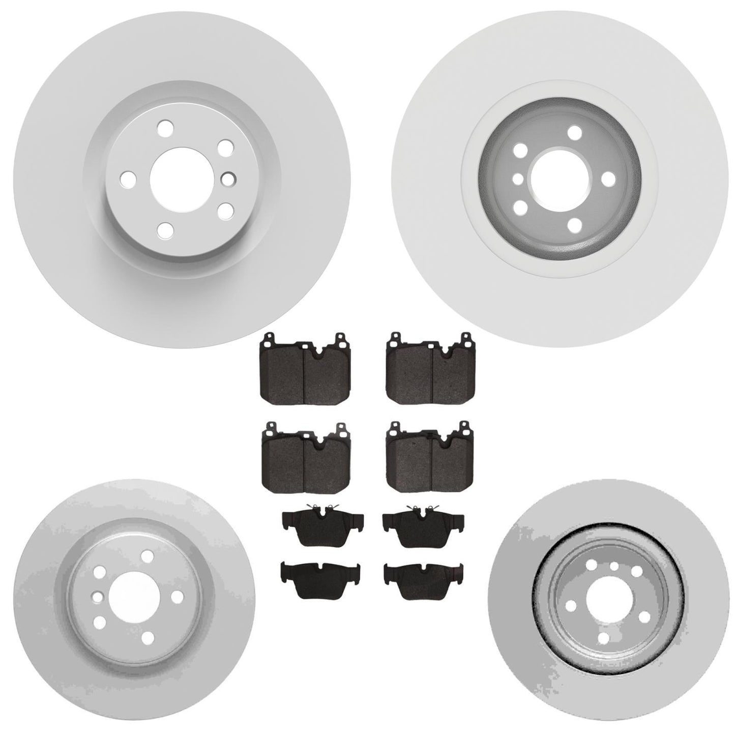 F&R Disc Brake Rotors & Disc Brake Pads for Clubman John Cooper Works All4 20-24 - Photo 1