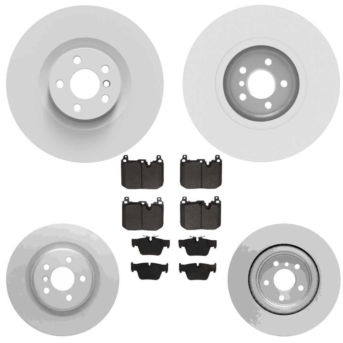 F&R Disc Brake Rotors & Disc Brake Pads for Clubman John Cooper Works All4 20-24 - Photo 1