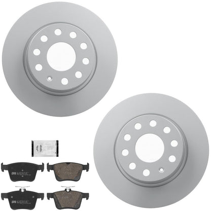 Rr Coated Disc Brake Rotors Brake Pad for Volkswagen Taos Front Wheel Drv 21-26 - Photo 1
