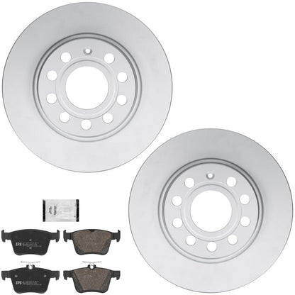 Rr Coated Disc Brake Rotors Brake Pad for Volkswagen Taos All Wheel Drive 21-26 - Photo 1