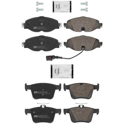 Front & Rear Euro R90 Disc Brake Pad for Volkswagen Taos 2021 2022 2023 2026 - Photo 1