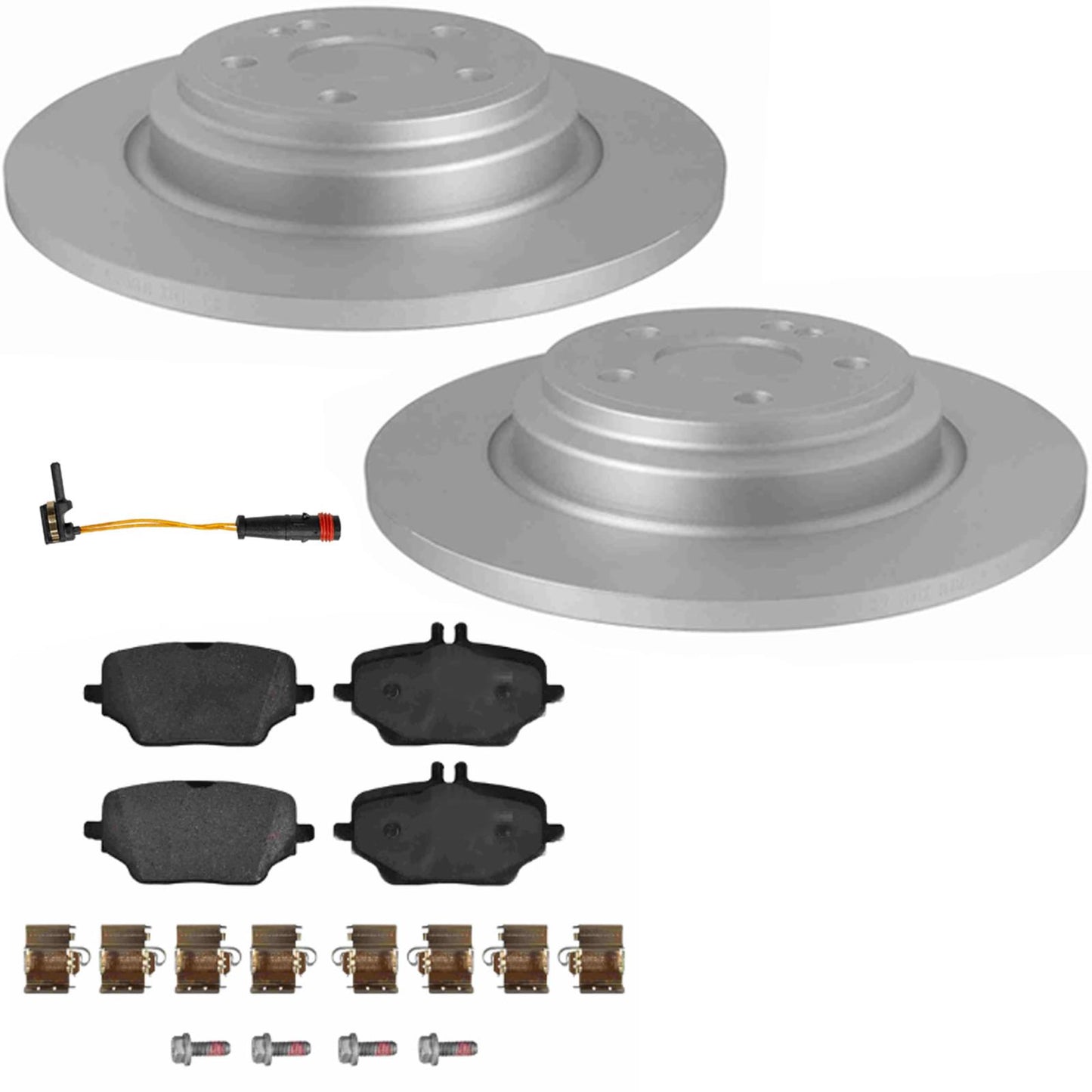 Rr Coated Disc Brake Rotors Pads for Mercedes Benz GLE350 2020-2025 Base 330MM - Photo 1