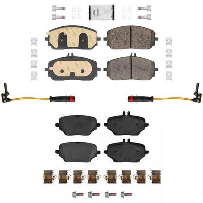 Euro R90 Front Rear Disc Brake Pads for Mercedes Benz GLE350 2020-2023 Base 330 - Photo 1