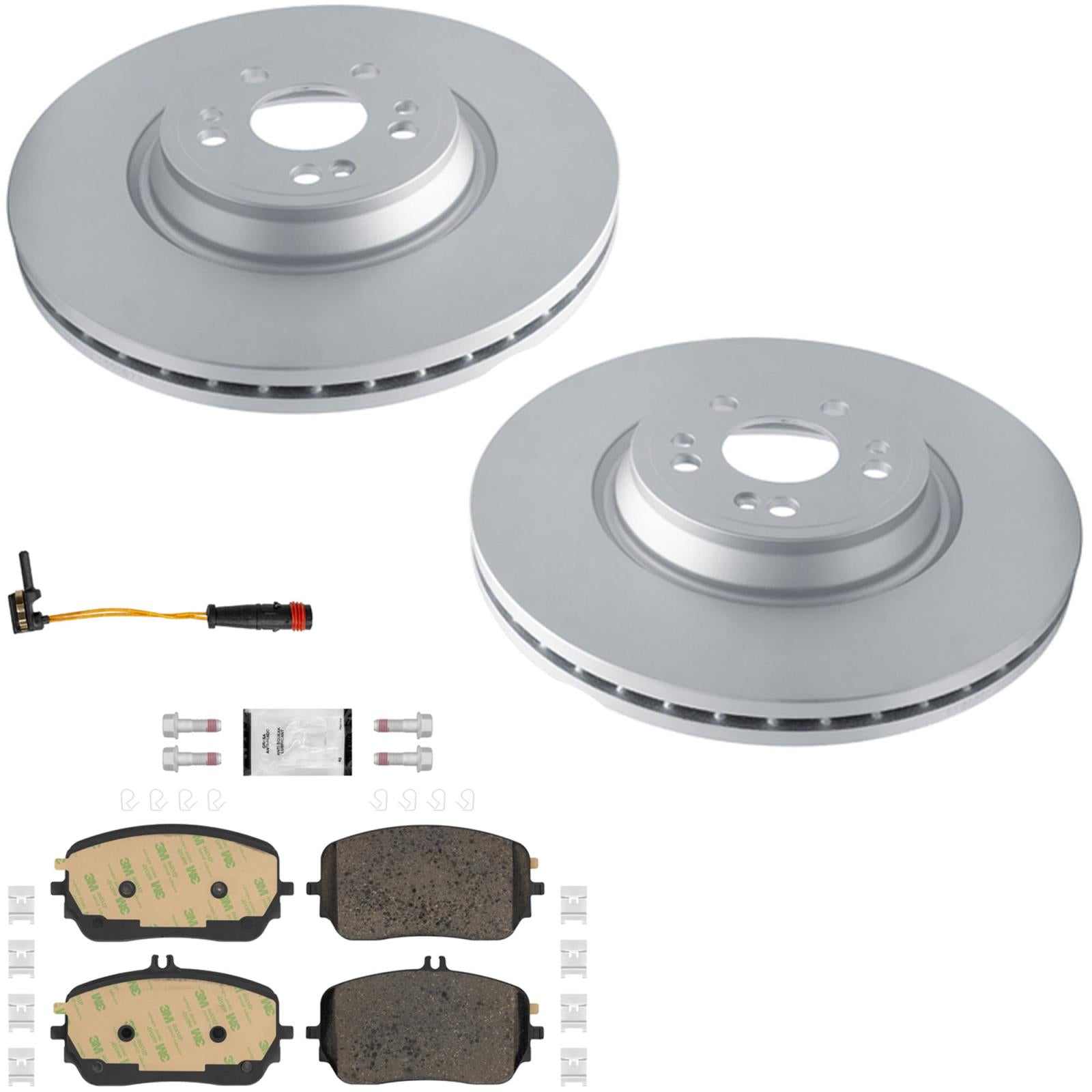 Frt Coated Disc Brake Rotors Pads for Mercedes Benz GLE350 2024-2025 Base 354MM - Photo 1