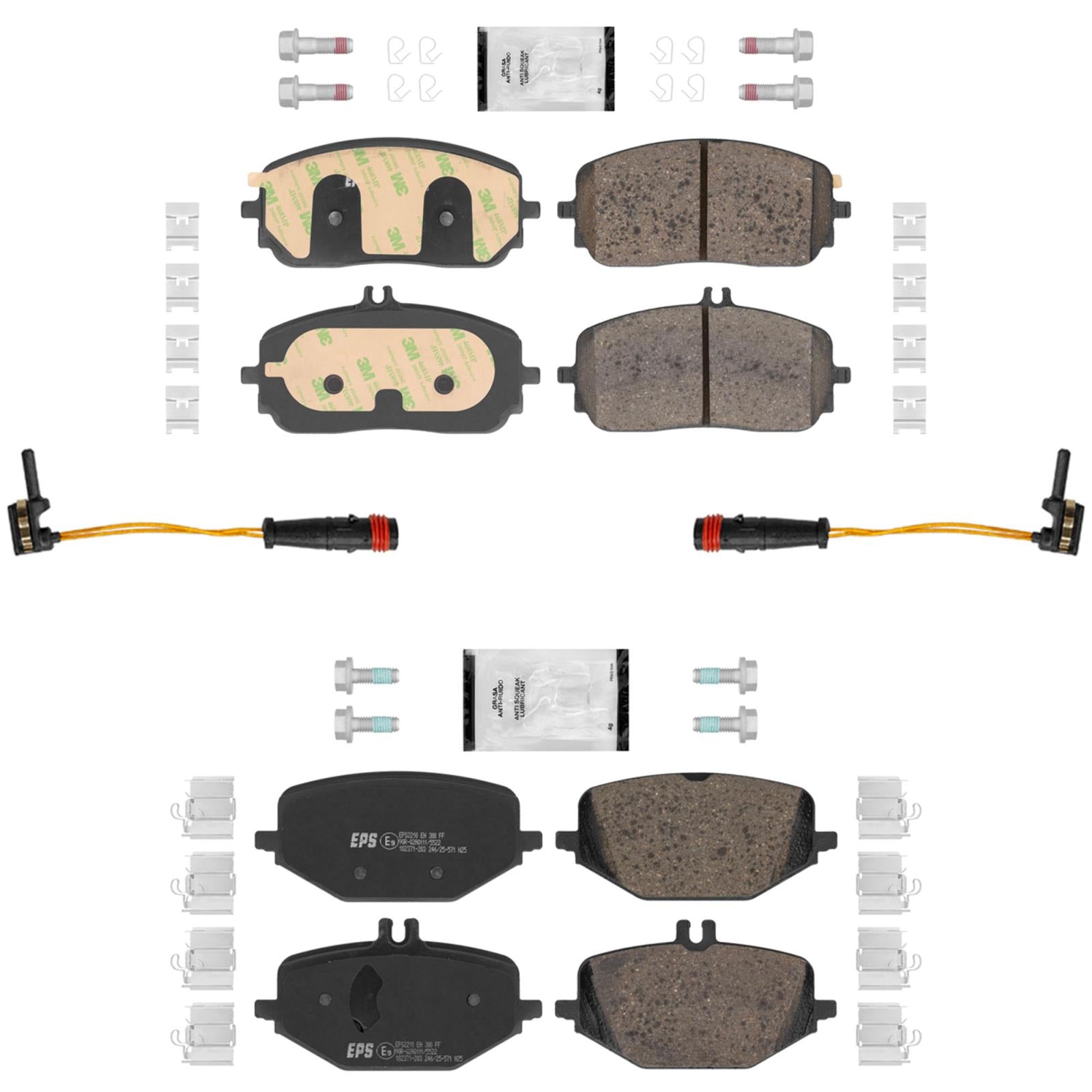 Euro Front Rear Disc Brake Pads for Mercedes Benz GLE350 AMG 2020-2023 354MM - Photo 1