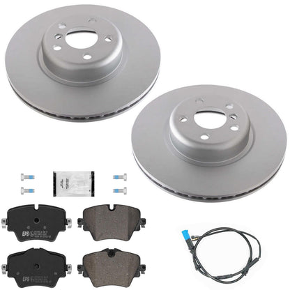 Frt GEO Coated Disc Brake Rotors Euro Brake Pads for BMW X3 2018 2020 2022 2.0L - Photo 1