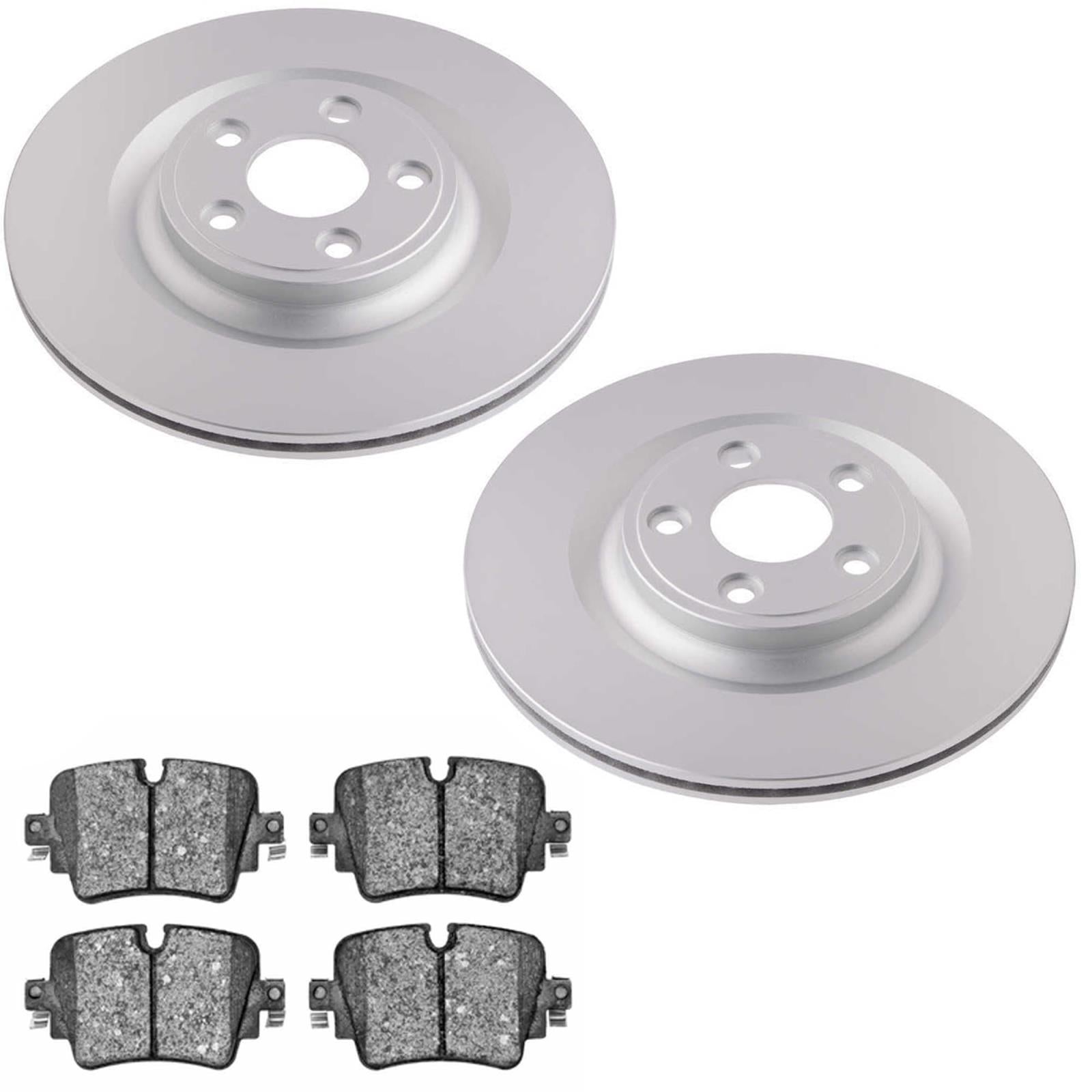 R Coated Disc Brake Rotors Brake Pads for Jaguar F-Type 325MM 2014 2018 2021 - Photo 1