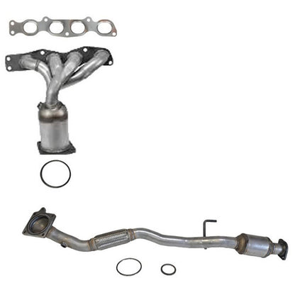 Front & Rear Catalytic Converter for Suzuki Kizashi 2010 2011 2012 2013 2.4L - Photo 1