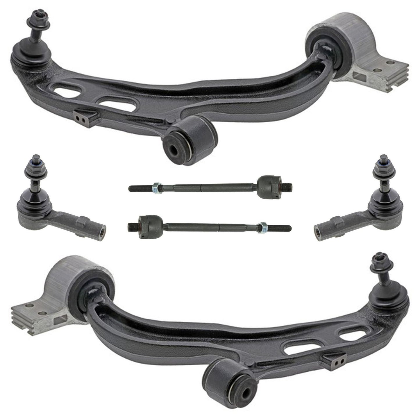 Frt Lower Control Arms Ball Joints Bushings for Ford Taurus FWD 2010 2011 2012 - Photo 1