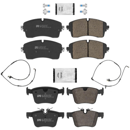 Front Rear Disc Brake Pads Sensors for Range Rover Evoque Autobiography 18-19 - Photo 1