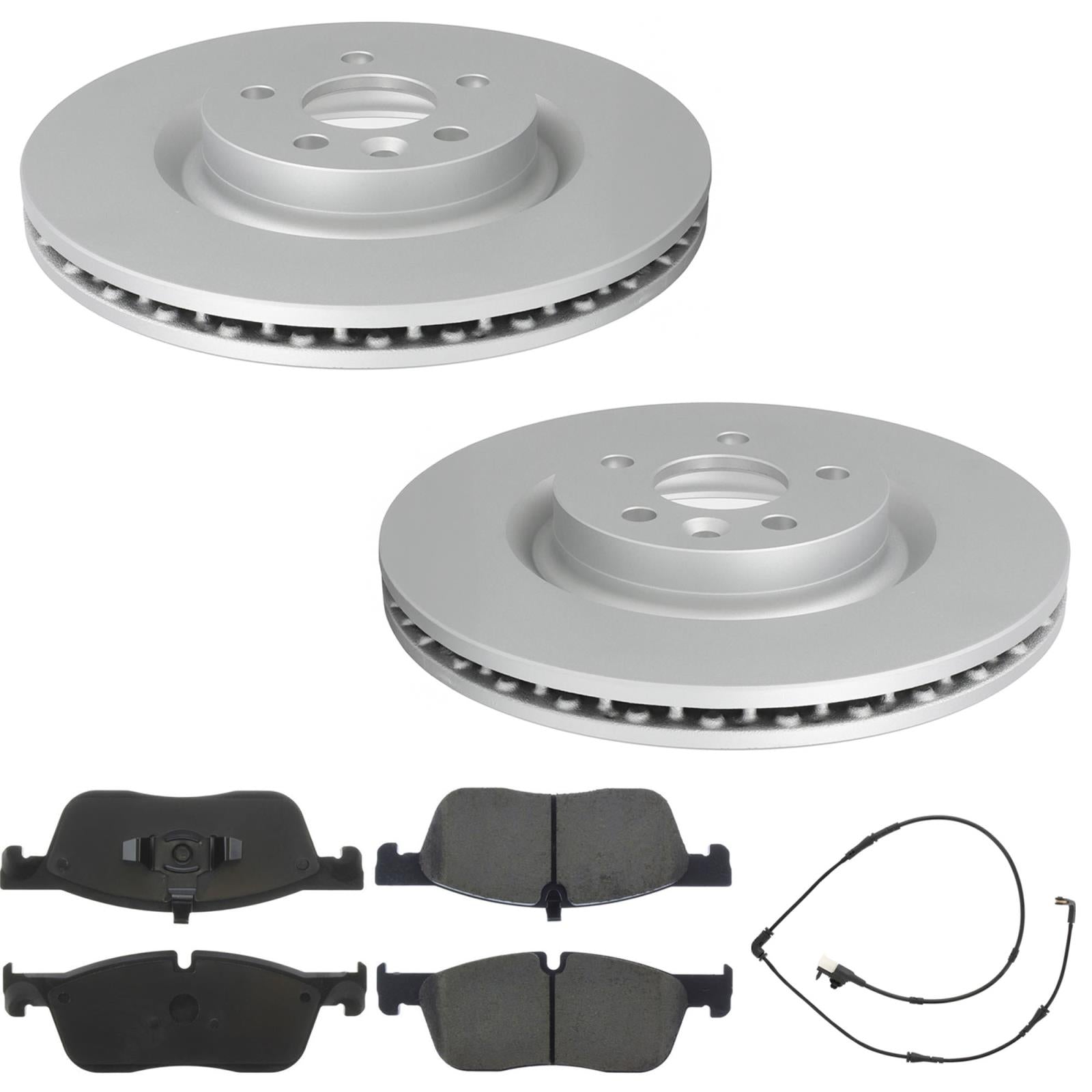 F Coated Disc Brake Rotors Brake Pad for Land Rover Discovery Sport 16-19 325MM - Photo 1