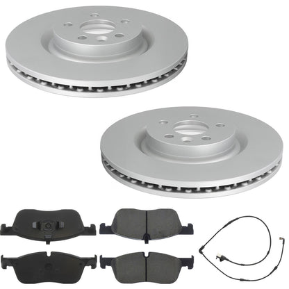 F Coated Disc Brake Rotors Brake Pad for Land Rover Discovery Sport 16-19 325MM - Photo 1