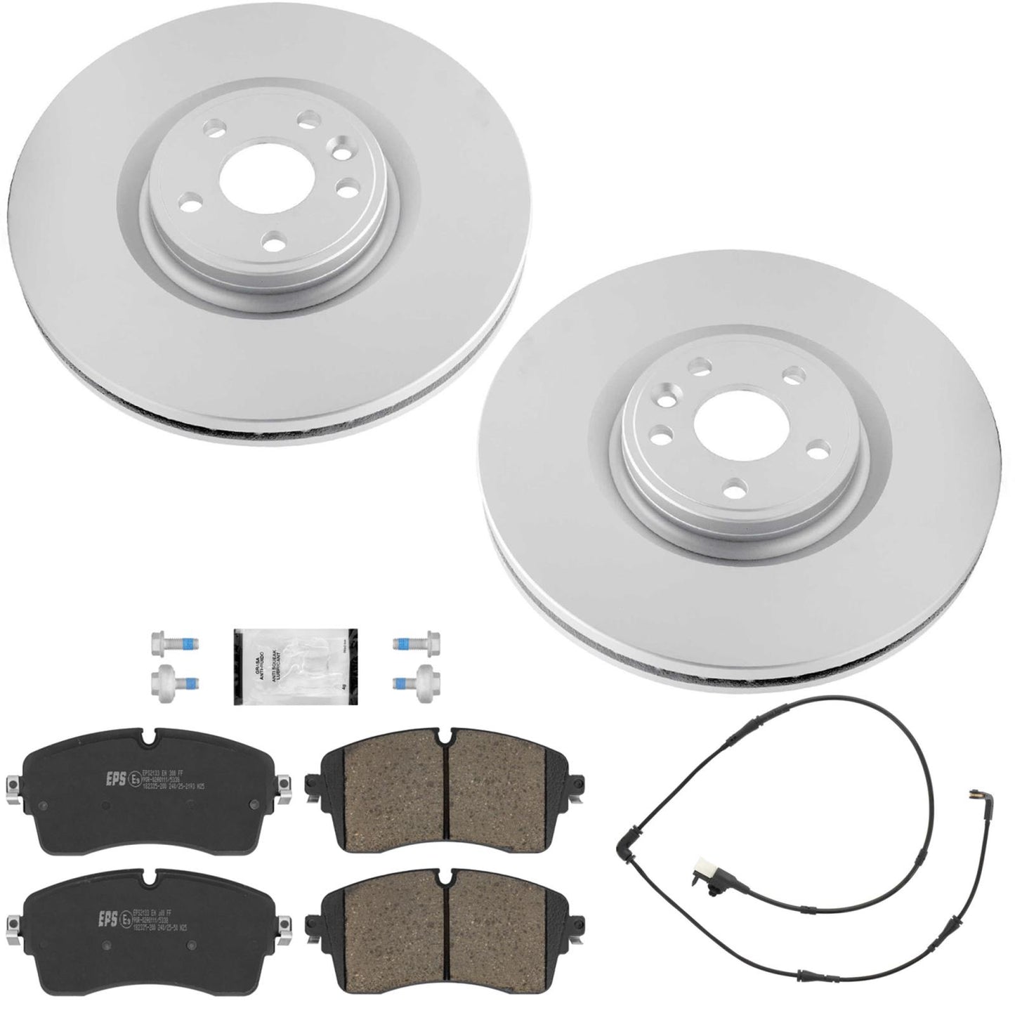 F Coated Disc Brake Rotors Brake Pads for Range Rover Discovery Sport HSE 18-19 - Photo 1
