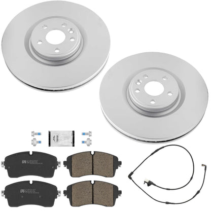 F Coated Disc Brake Rotors Brake Pads for Range Rover Discovery Sport HSE 18-19 - Photo 1