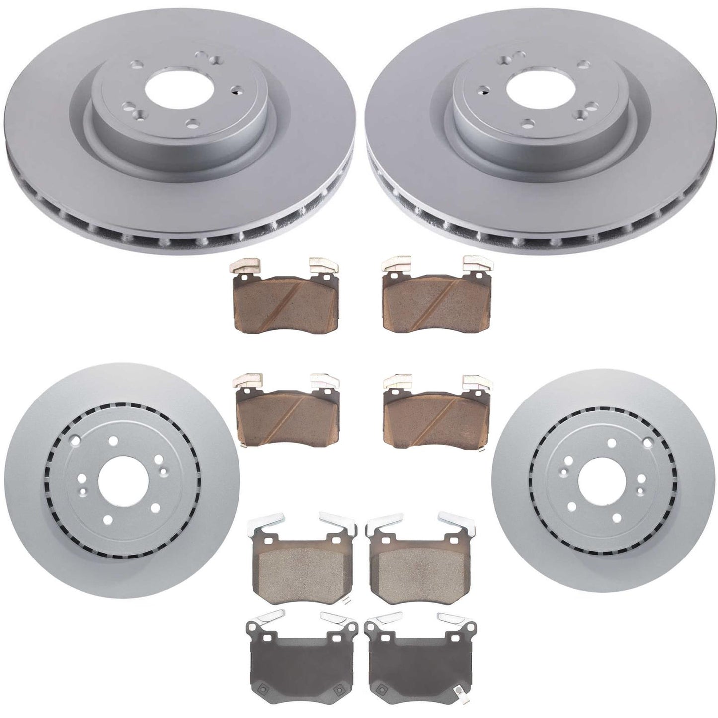GEO Coated Brake Rotors Disc Brake Pad for KIA Stinger 18-21 Brem bo Braking - Photo 1