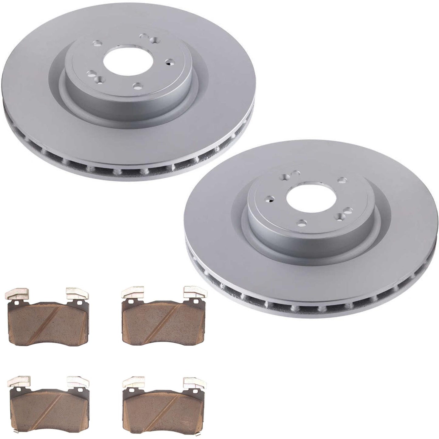 Ft GEO Coated Brake Rotors Disc Brake Pad for KIA Stinger 18-21 Brem bo Braking - Photo 1