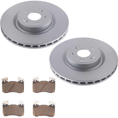 Ft GEO Coated Brake Rotors Disc Brake Pad for KIA Stinger 18-21 Brem bo Braking - Photo 1