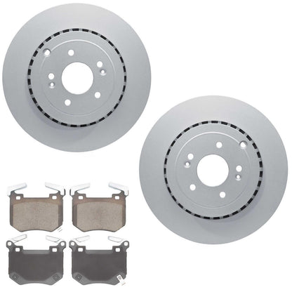Rr GEO Coated Brake Rotors Disc Brake Pad for KIA Stinger 18-21 Brem bo Braking - Photo 1