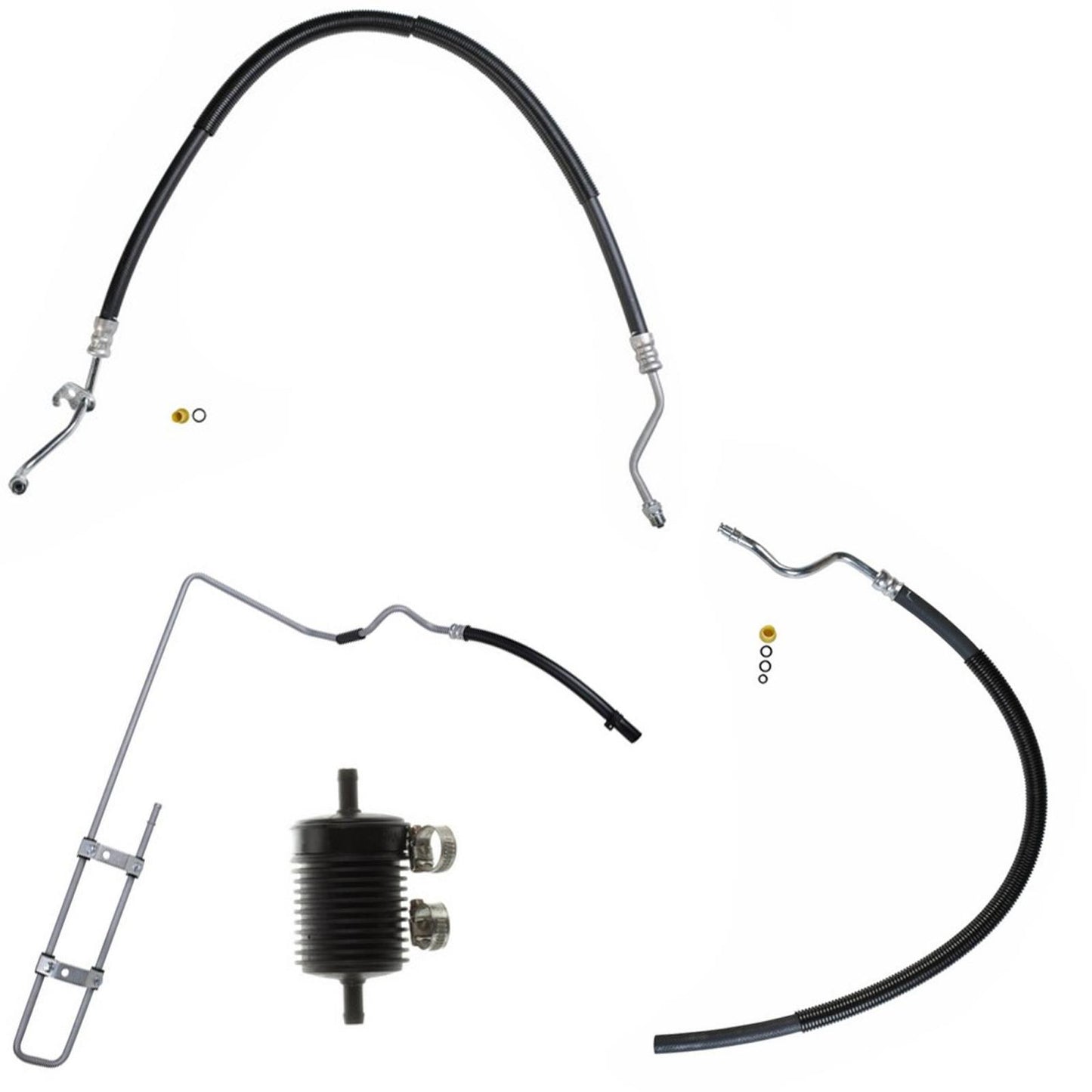 Power Steering Pressure Hose Tubed Cooler for Ford F150 V6 2005 2006 2007 2008 - Photo 1