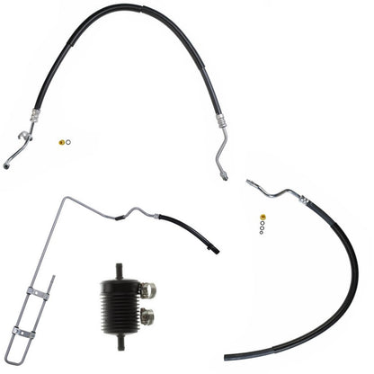 Power Steering Pressure Hose Tubed Cooler for Ford F150 V6 2005 2006 2007 2008 - Photo 1