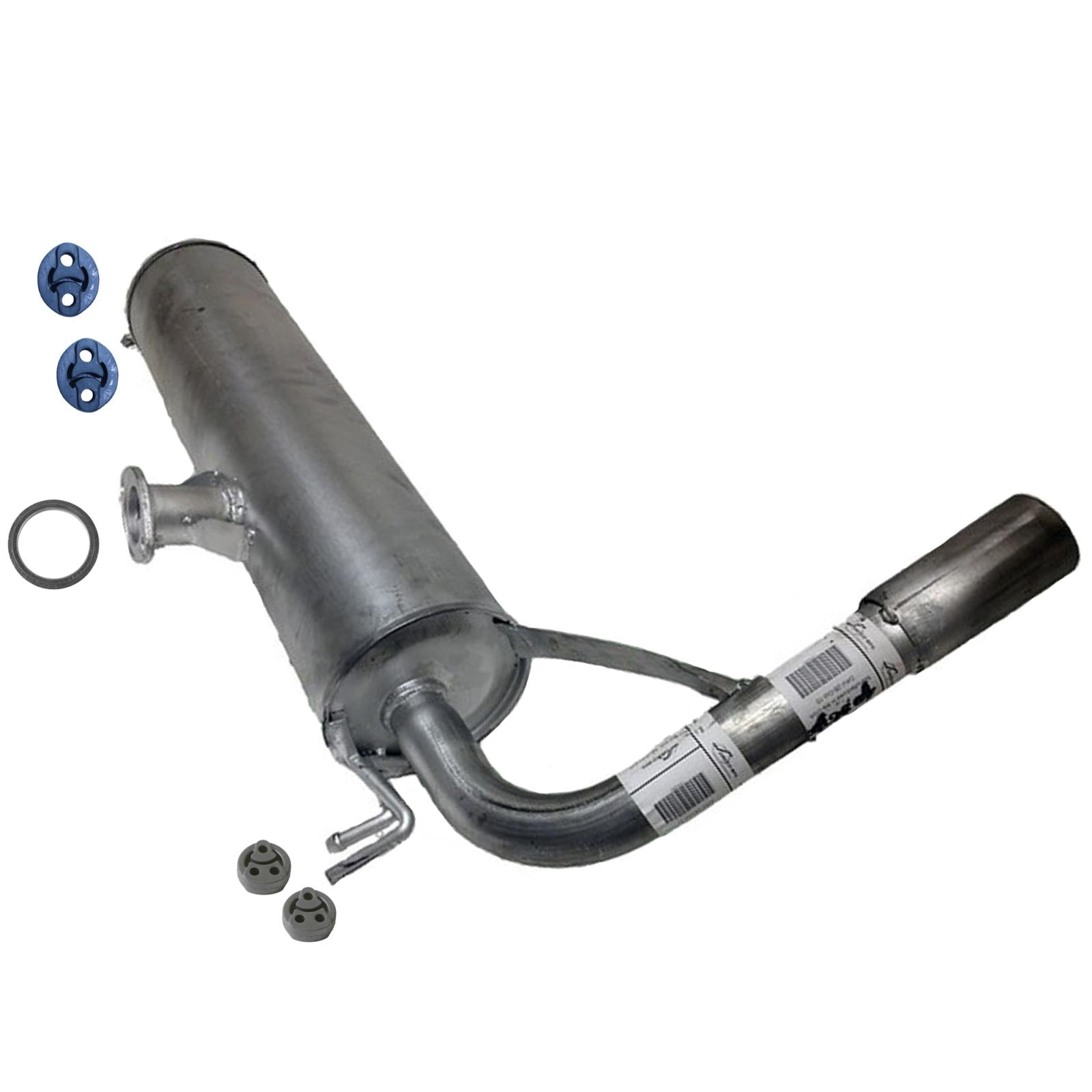 For 2004-2005 Toyota Rav4 Rear Muffler with Gaskets Rubber Supports - Photo 1