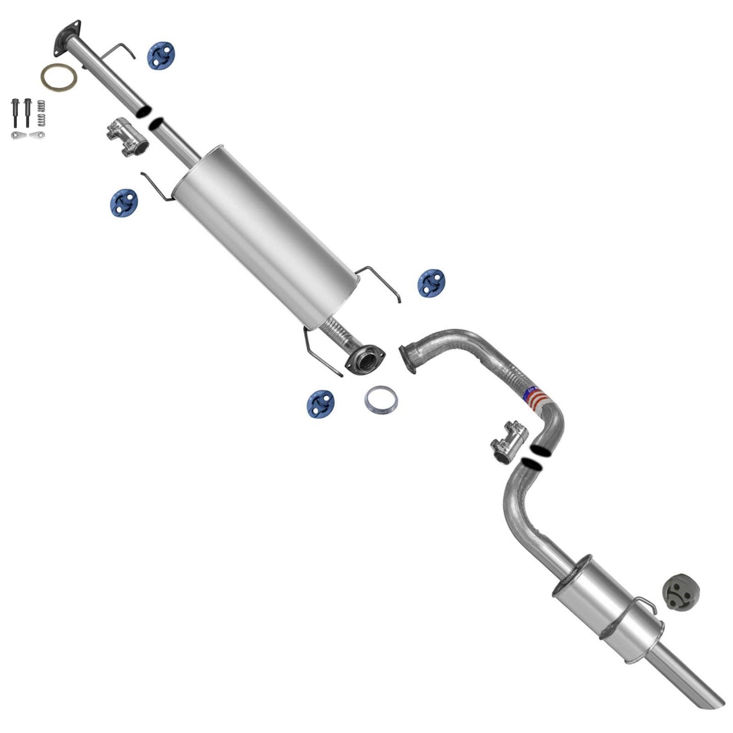 Se adapta al sistema de tubo de silenciador de escape Toyota 4Runner 4.7L 2005-2009 estilo OE - Photo 1