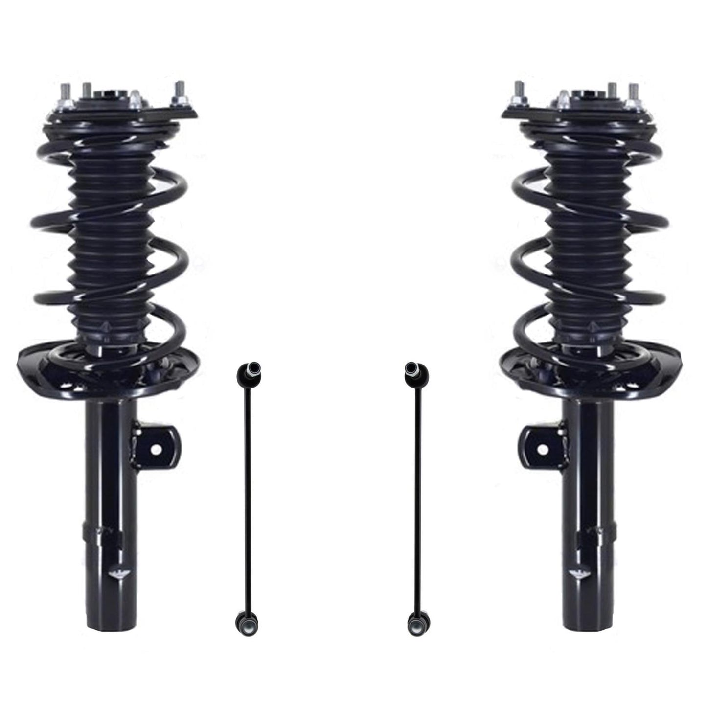 Front Struts W/ Coil Spring & Sway Bar Links For Honda HR-V 2023 2024 2025 - Photo 1
