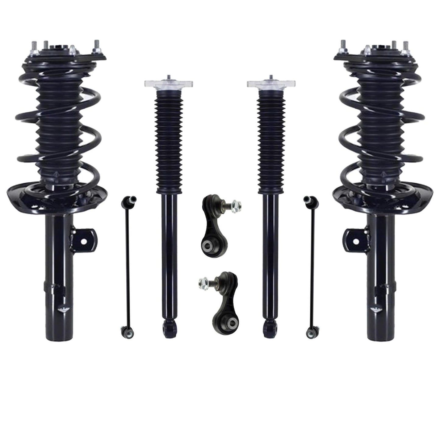 Front Struts Rear Shocks & Bar Links For Honda HR-V 2023-2025 Front Wheel Drive - Photo 1