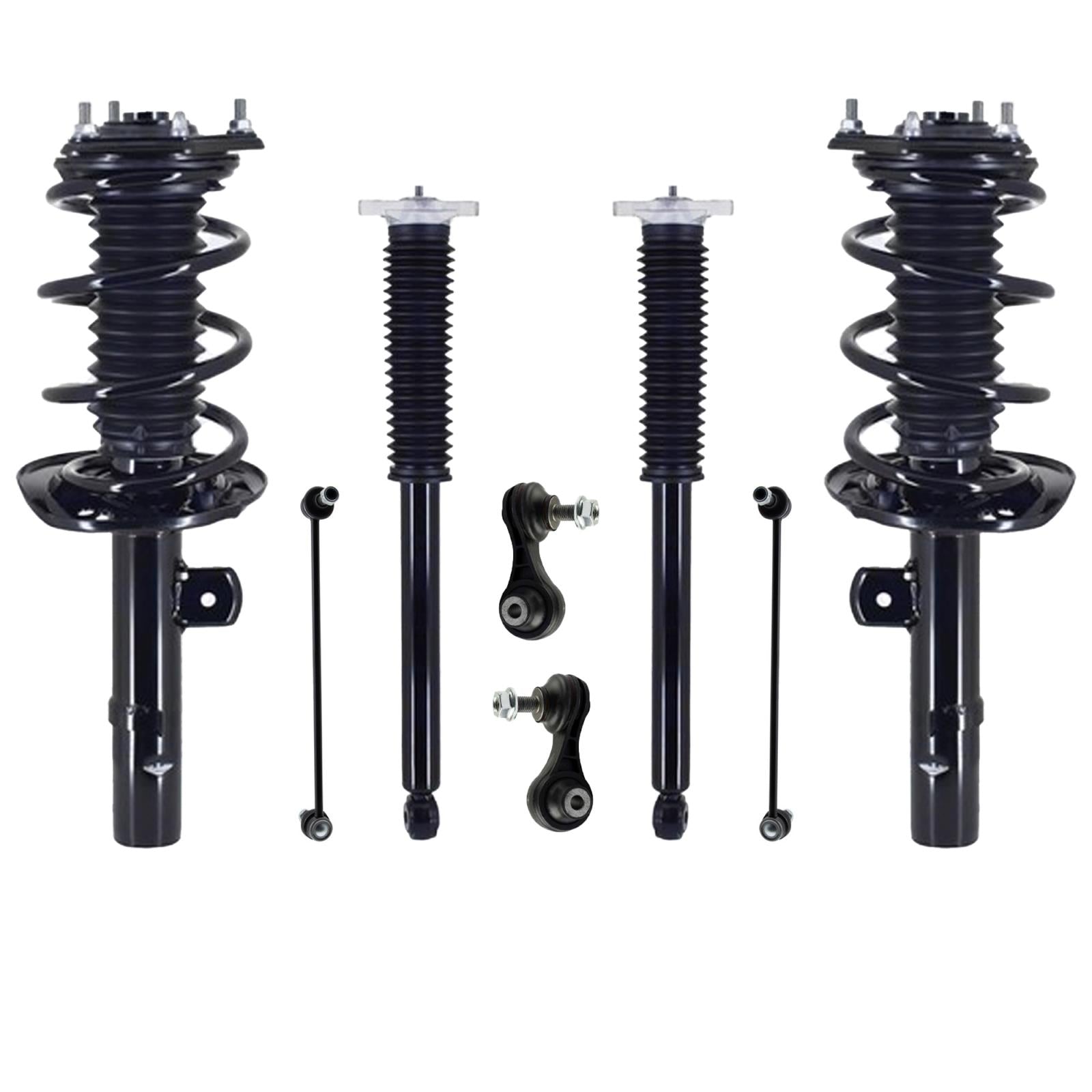 Front Struts Rear Shocks & Bar Links For Honda HR-V 2023-2025 Front Wheel Drive - Photo 1