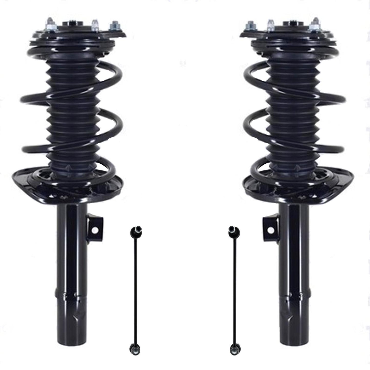 Front Struts W/ Coil Spring & Front Sway Bar Links For Honda Civic 2022-2026 - Photo 1
