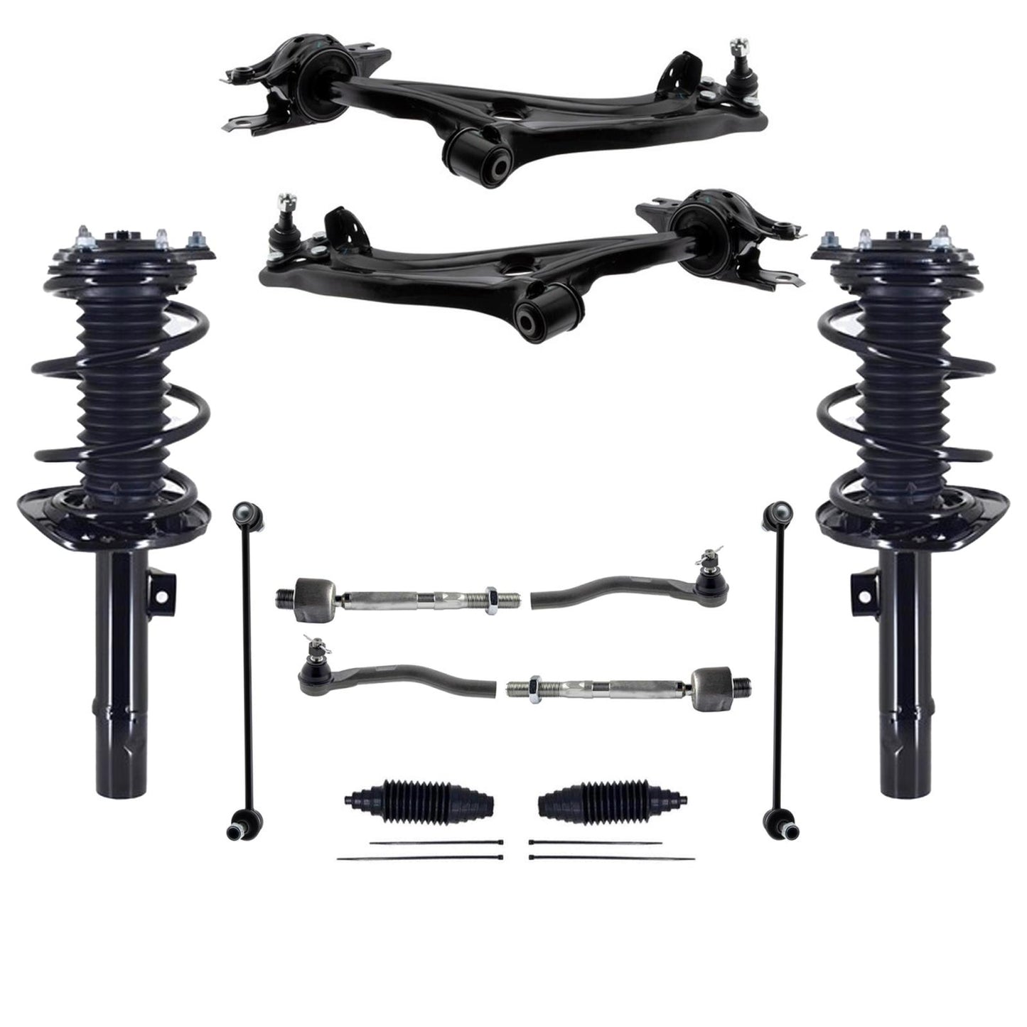 Front Struts Lower Control Arms Tie Rods & Links For Honda Civic 2022 2023 2026 - Photo 1