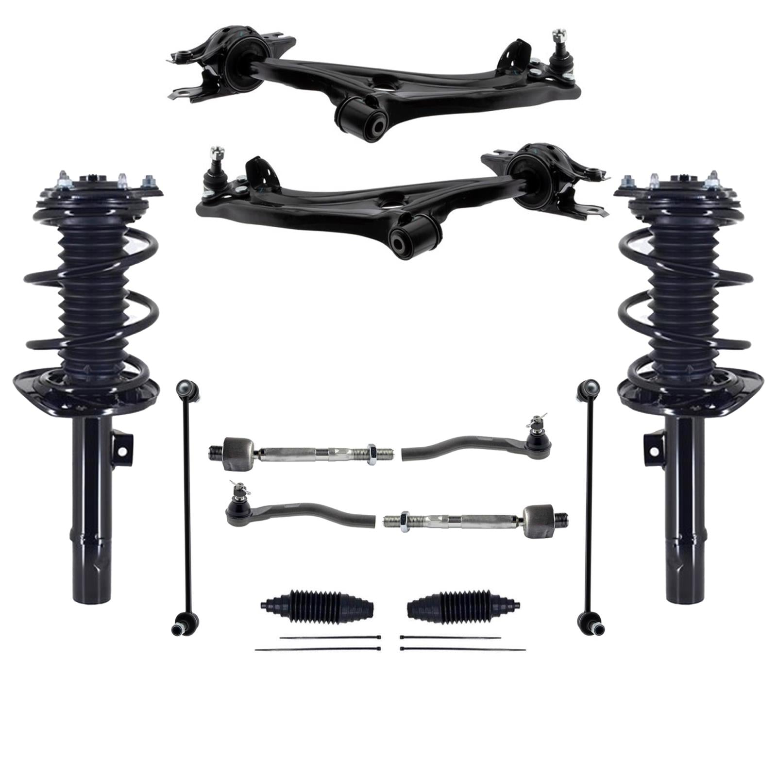 Front Struts Lower Control Arms Tie Rods & Links For Honda Civic 2022 2023 2026 - Photo 1