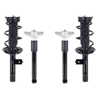 Front Struts W/ Coil Spring & Rear Complete Shocks For Nissan Rogue 2021-2025 - Photo 1