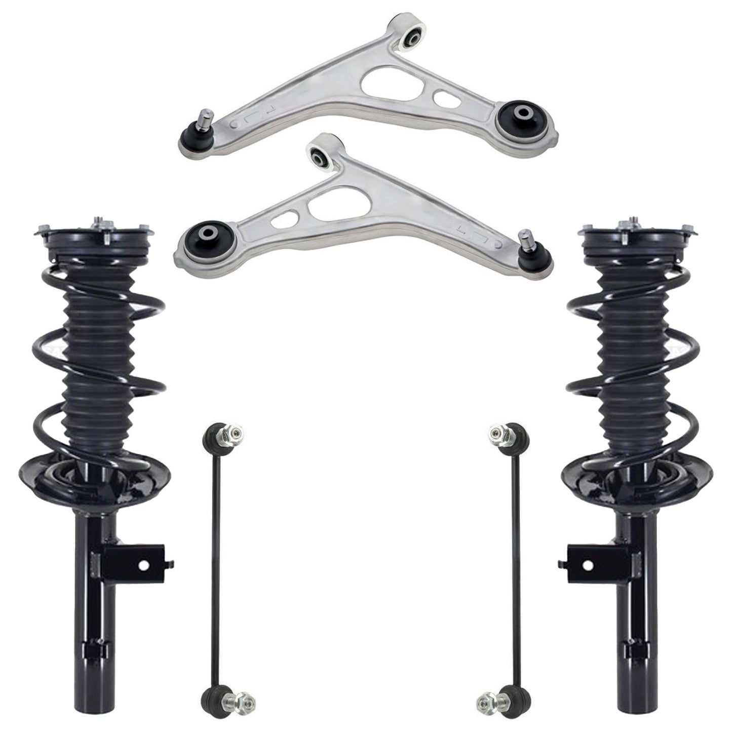 Front Complete Struts Lower Control Arms & Links For Nissan Rogue 2021-2025 - Photo 1