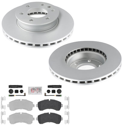 Front Disc Brake Rotors Pads for Mercedes Benz Sprinter 1500 07-23 2500 07-25 - Photo 1