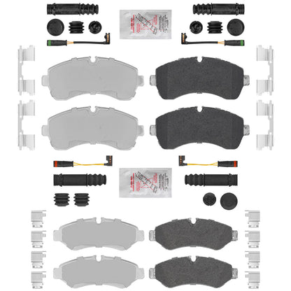 Front & Rear Fleet Duty Disc Brake Pads for Mercedes Benz Sprinter 1500 19-2023 - Photo 1